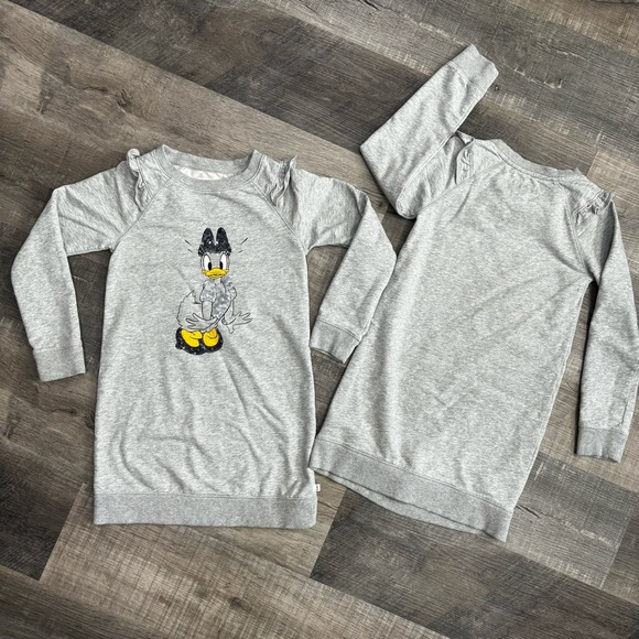 Disney Daisy Duck Sweater Dresses, sequin embellishments on Daisy Duck, EUC - Picture 1 of 7